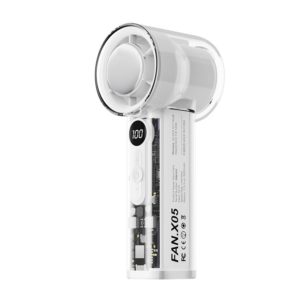 Women Portable High-Performance Fan with Digital Display Kalsten