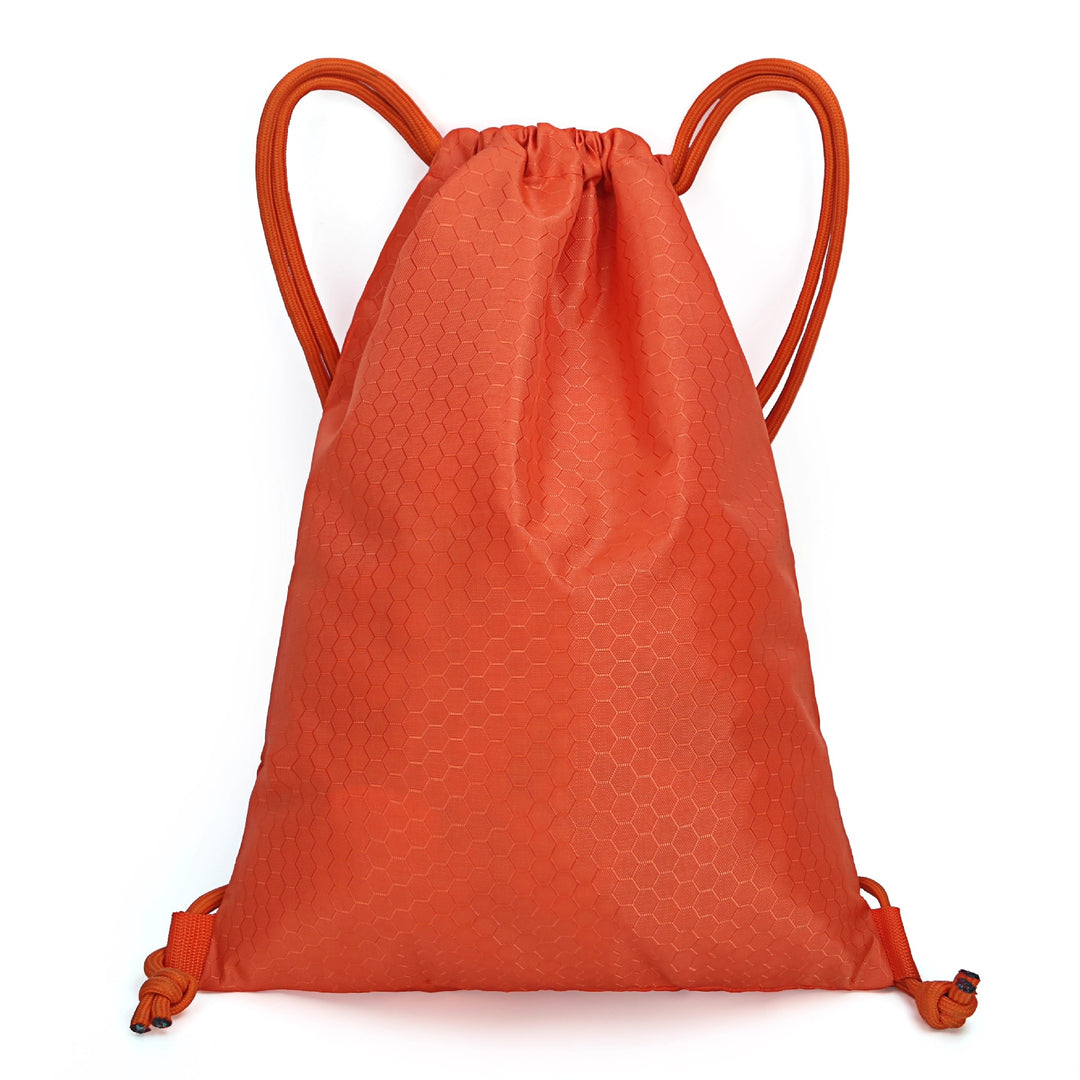 Honeycomb Texture Drawstring Backpack Kalsten