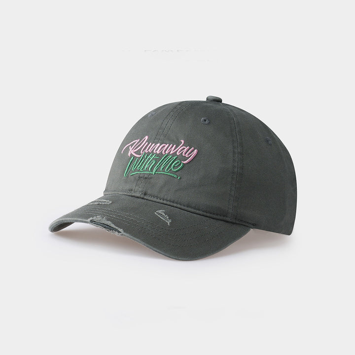 Distressed Inspirational Quote Baseball Cap