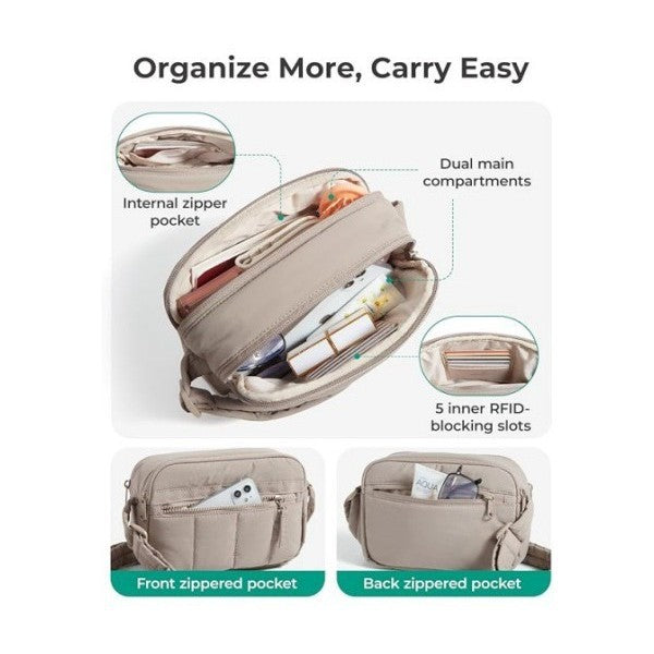 Multifunctional travel bag with removable compartments Kalsten