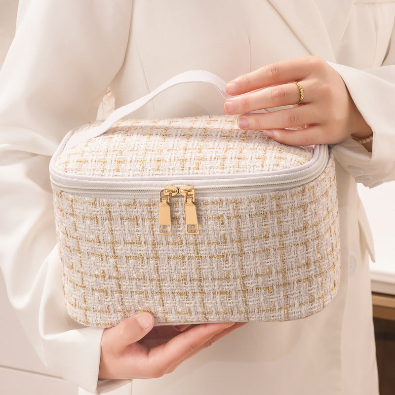 Stylish Quilted Cosmetic Case Kalsten