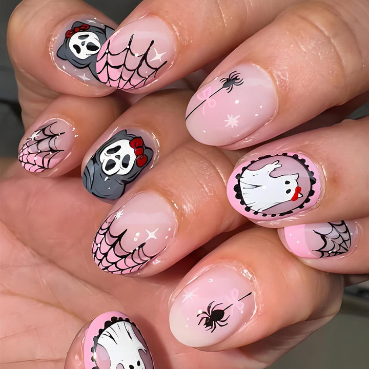 Creative Nail Art Set with Halloween Designs Kalsten