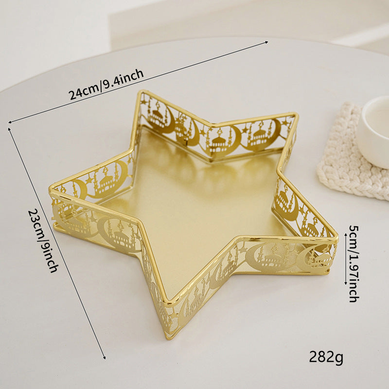 Elegant metal candle holder Kalsten