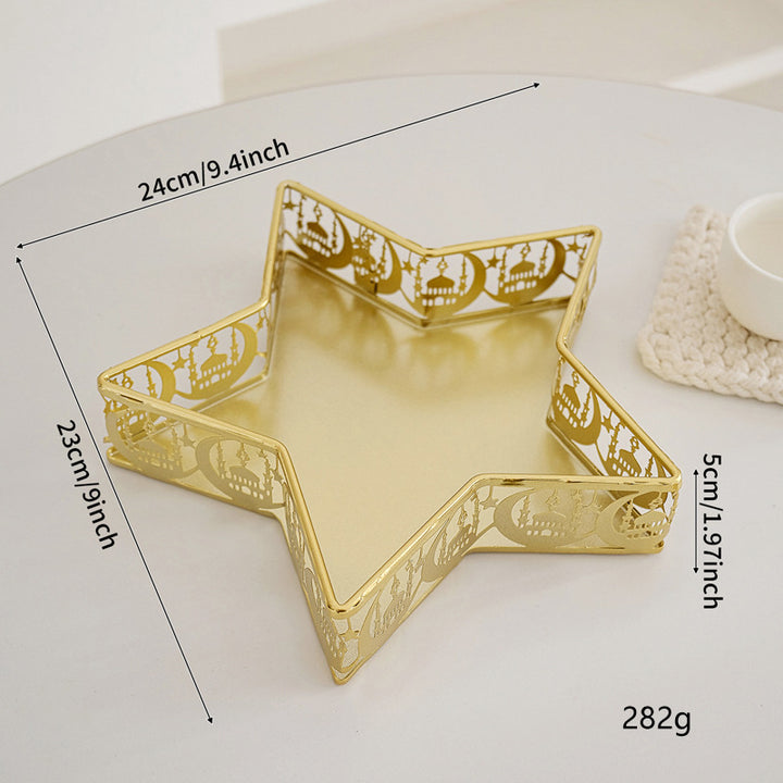 Elegant metal candle holder Kalsten