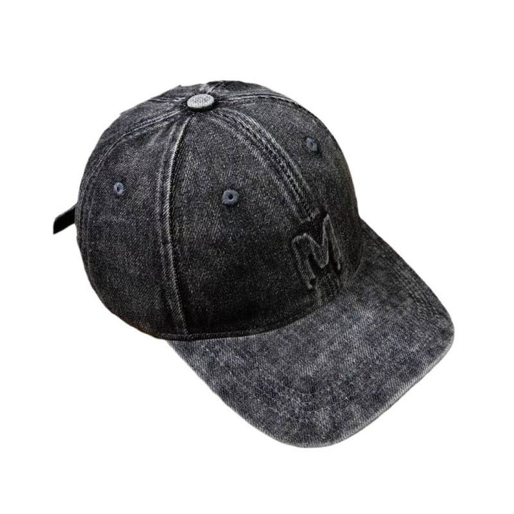 Men's Distressed Denim Baseball Cap Kalsten