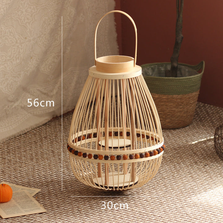 Handcrafted lantern made from natural materials Kalsten