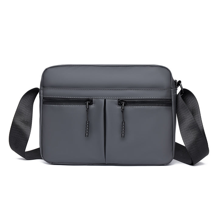 Sleek Dual-Zippered Utility Crossbody Bag Kalsten