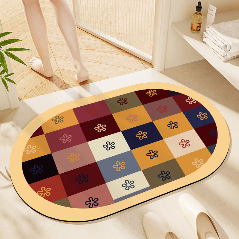Geometric Pattern Bath Mat Kalsten