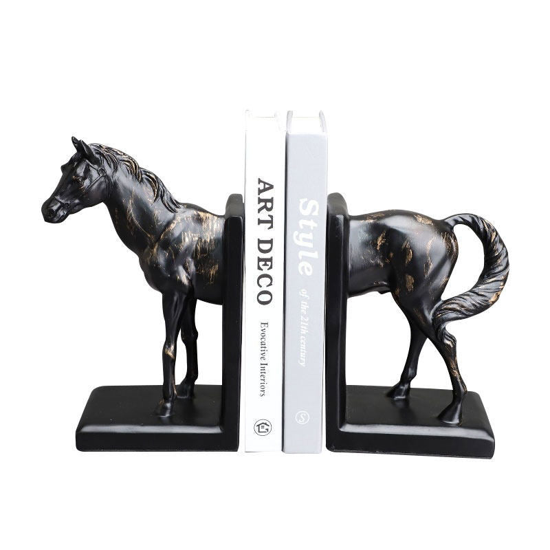 Artistic Horse Figurine Bookends