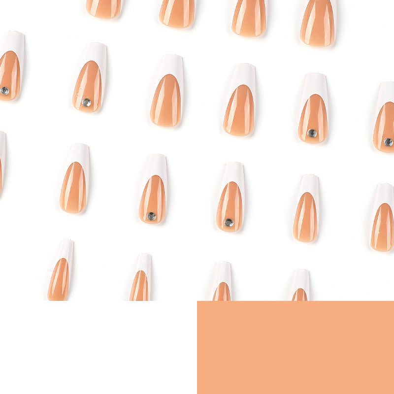 Artful Nail Extensions with Elegant French Tips Kalsten