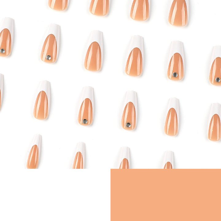 Artful Nail Extensions with Elegant French Tips Kalsten