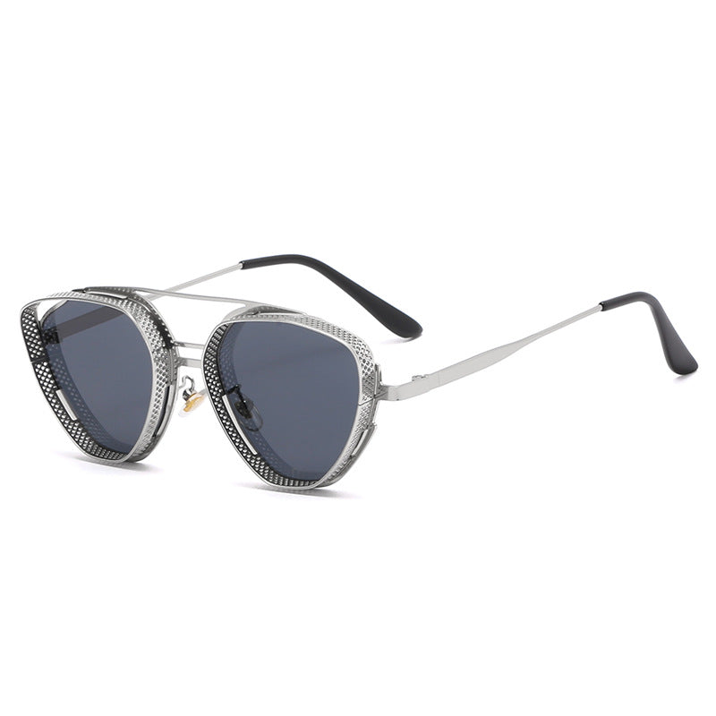 Ladies extravagant sunglasses in modern polygon design Kalsten