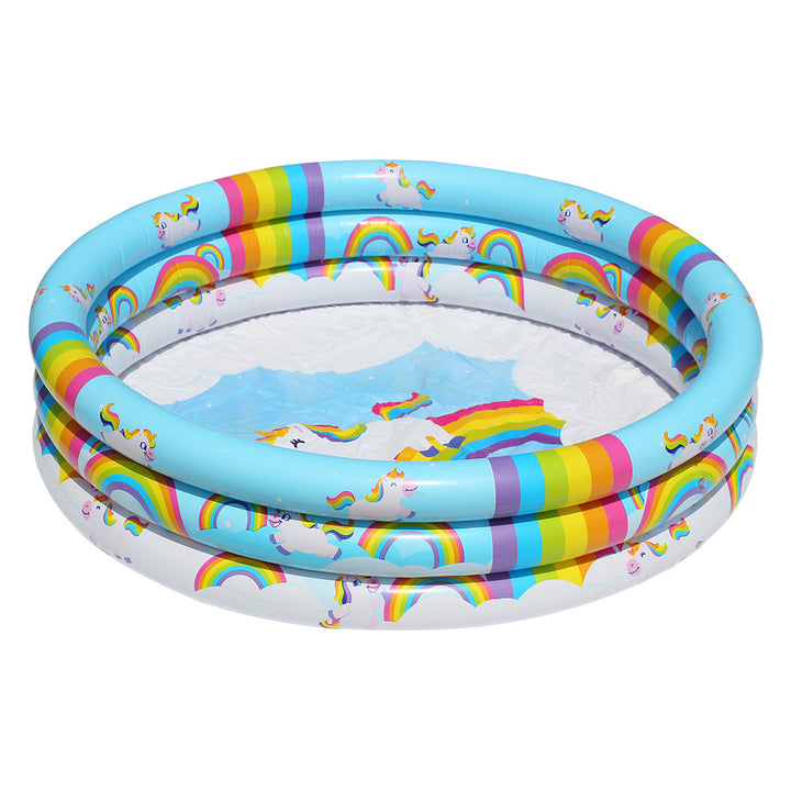 Unisex Inflatable Children's Swimming Pool with Unicorn Design Kalsten