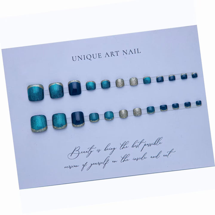 Decorative Sparkling Toe Nail Art Kalsten