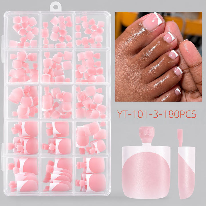 Artificial Nail Set with French Tips Kalsten