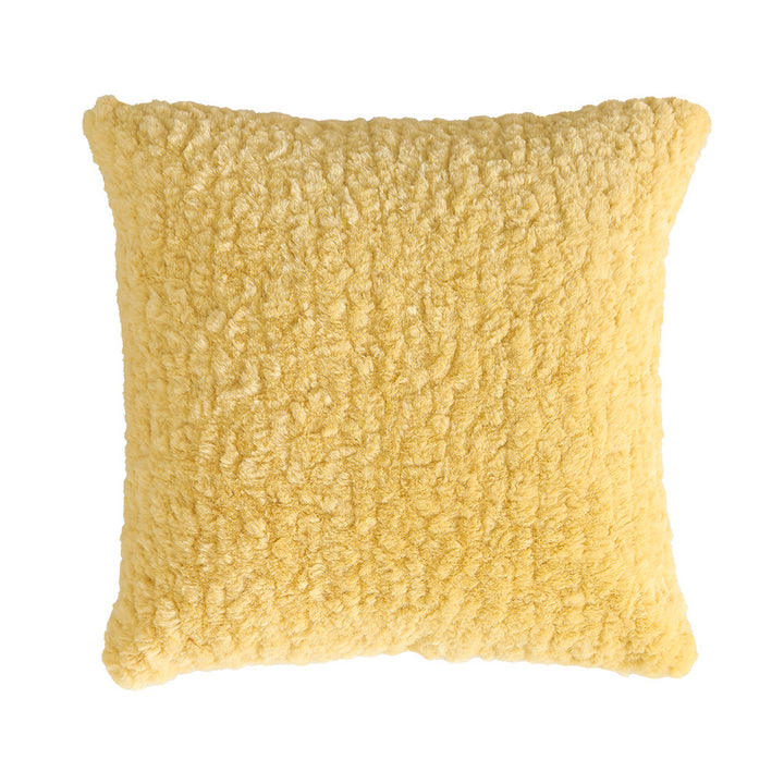 Modern decorative pillow in lambskin look with dense high pile structure Kalsten