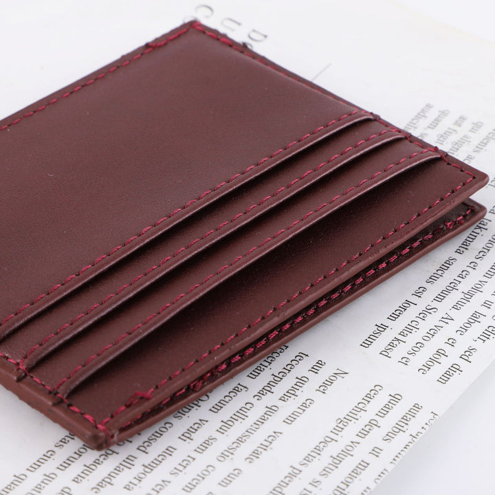 RFID Blocking Leather Card Holder