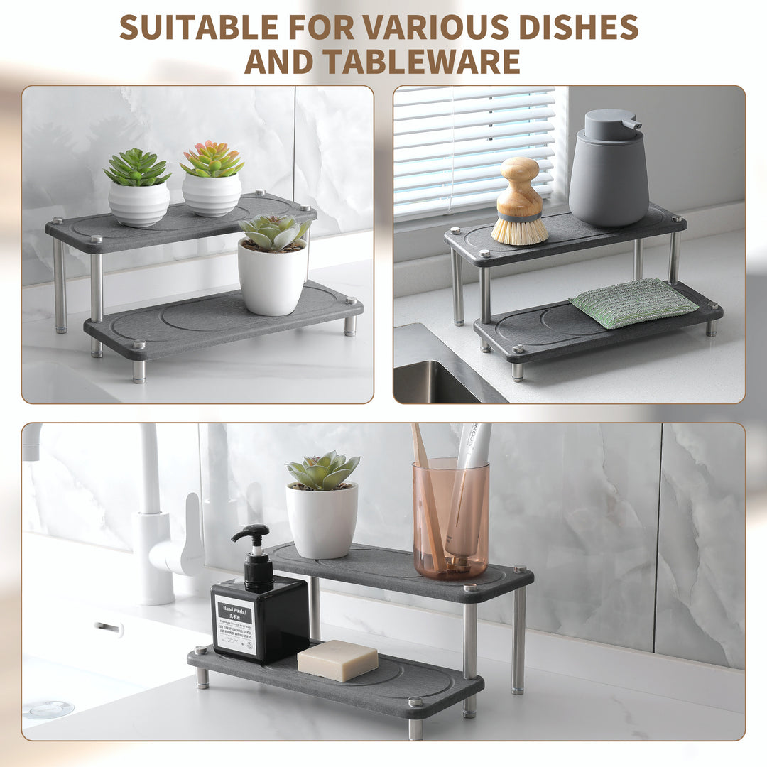 Multi-Tier Kitchen Organizer Rack