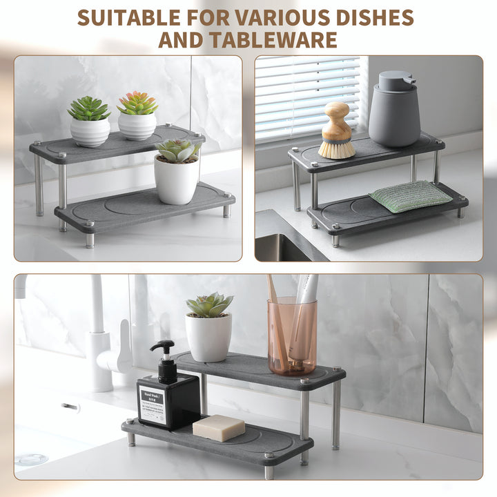 Multi-Tier Kitchen Organizer Rack
