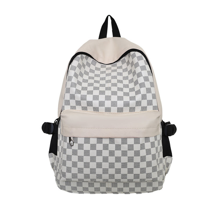 Stylish Checked Pattern Backpack Kalsten