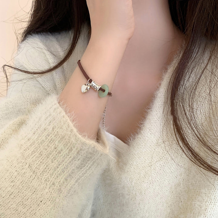 Heart Charm Adjustable Bracelet Kalsten