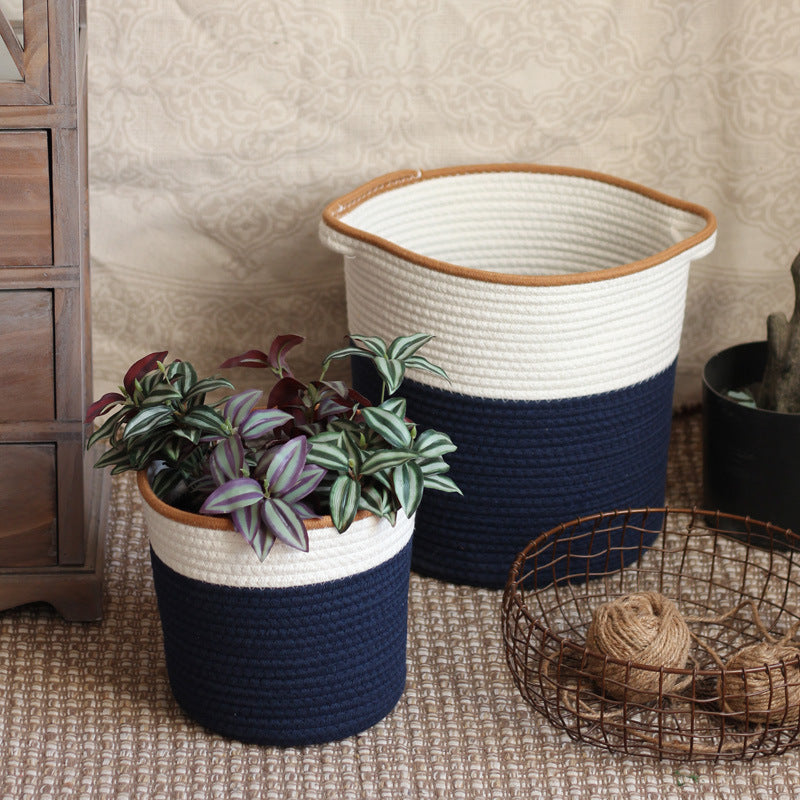 Handcrafted storage basket in modern design Kalsten