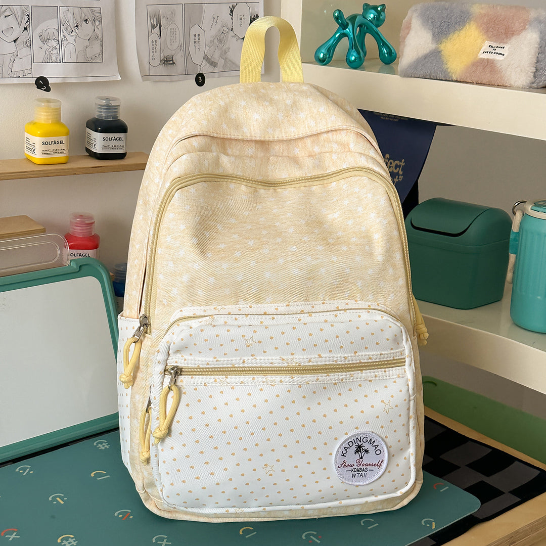 Cute Patterned School Backpack Kalsten