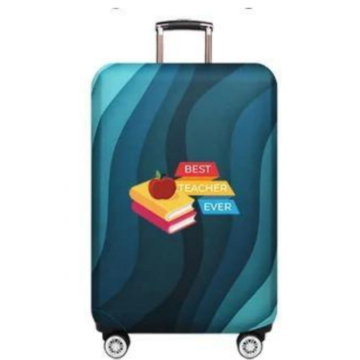 Women's Hard Shell Suitcase with Creative Teacher Design Kalsten