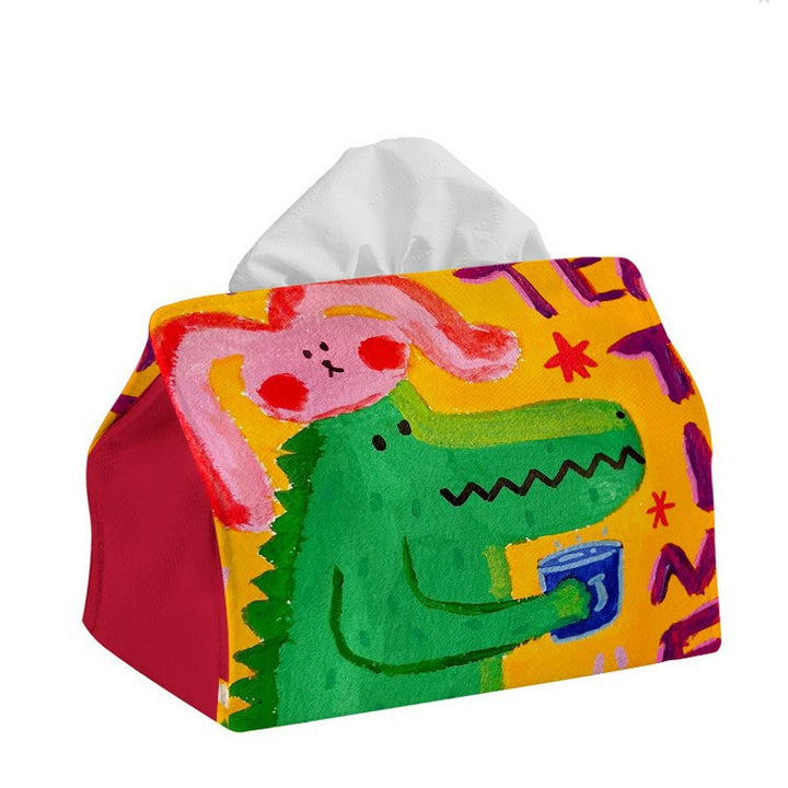 Decorative Cartoon-Themed Tissue Box Cover Kalsten
