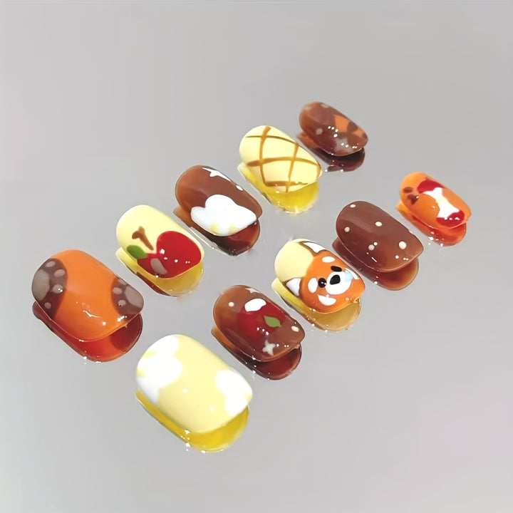 Creative Animal Design Artificial Nails Kalsten