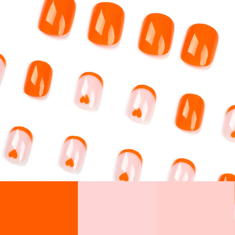 Creative Nail Art with Heart Designs and Neon Accents Kalsten