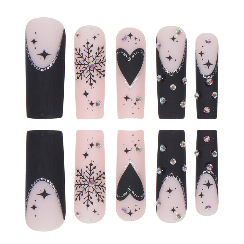 Glittery Stiletto Nail Art Set Kalsten