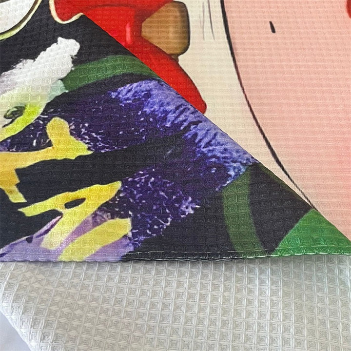 Playful Cartoon-Themed Throw Blanket