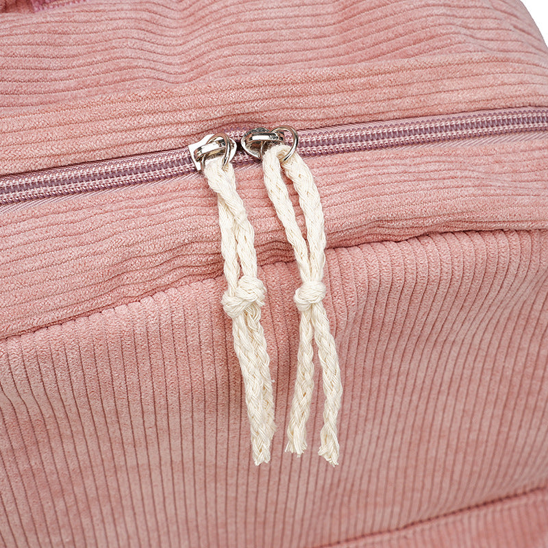 Cord Backpack with Functional Pockets Kalsten