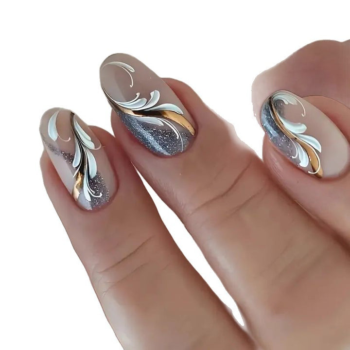 Elegant Ombre Nail Art Kalsten