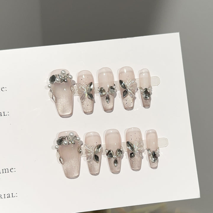 Decorative Press-On Nail Art Set