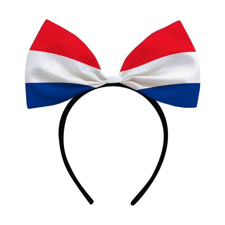 Women's decorative bow headband with oversized fabric bow and flexible headband Kalsten