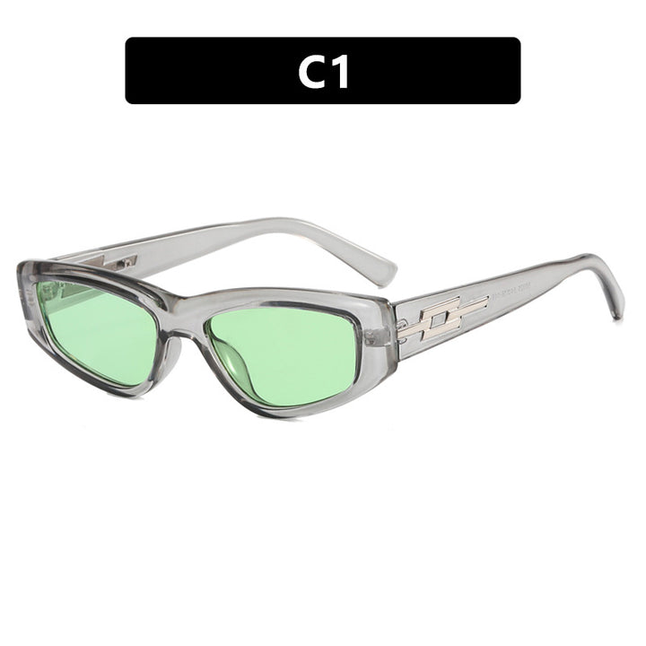 Women's stylish Cat-Eye sunglasses with transparent frame and cool lenses Kalsten