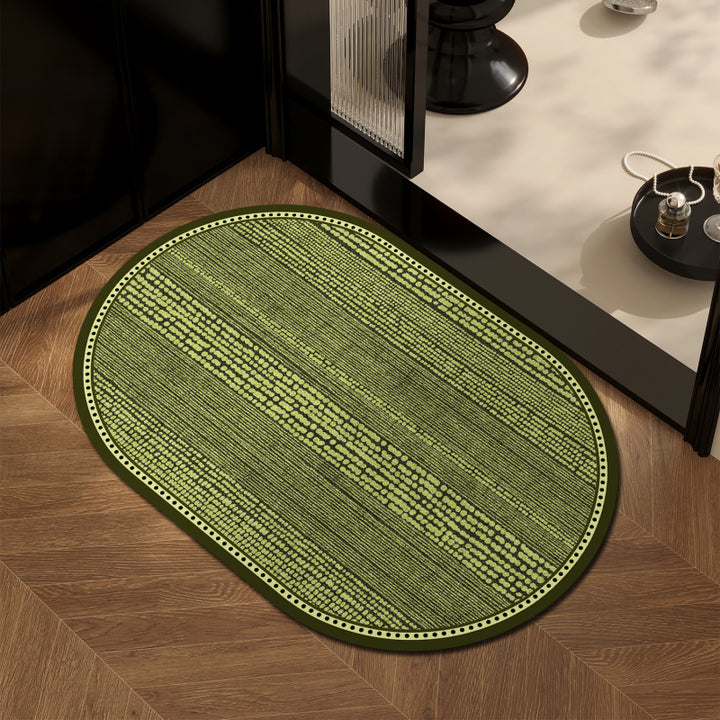 Decorative Oval Area Mat