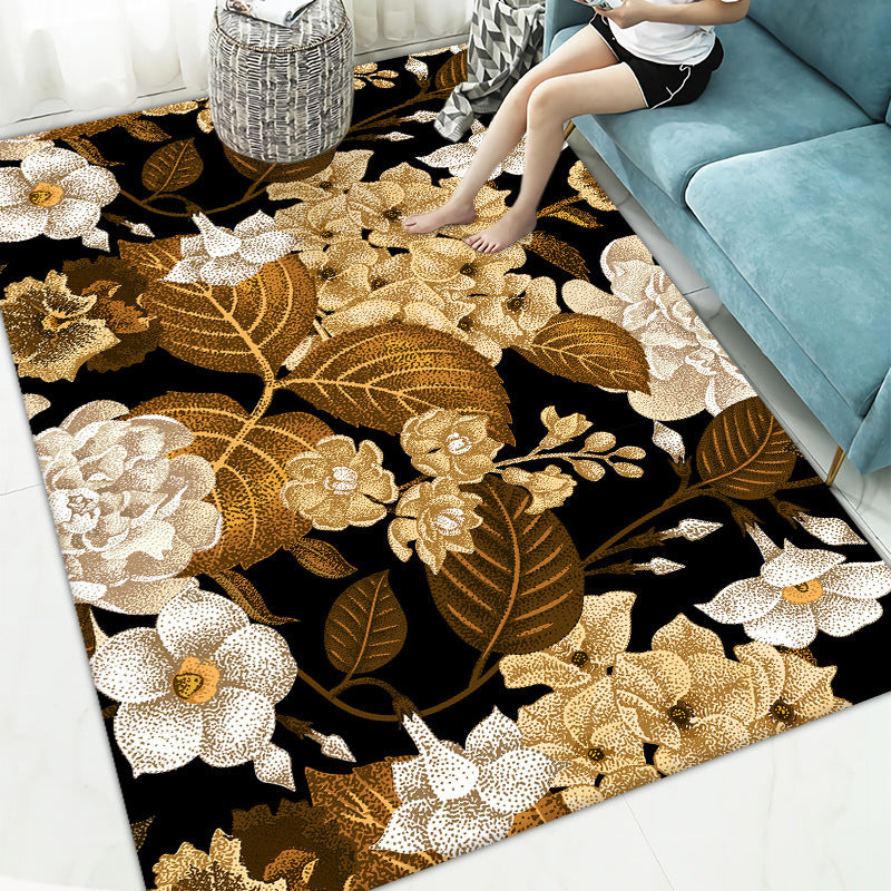 Floral Printed Area Rug Kalsten