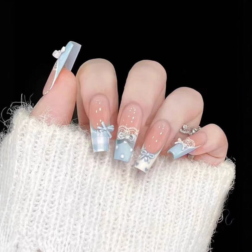 Decorative Extra-Long Acrylic Nail Art Extensions Kalsten