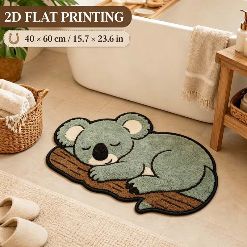 Playful Red Panda Bath Mat