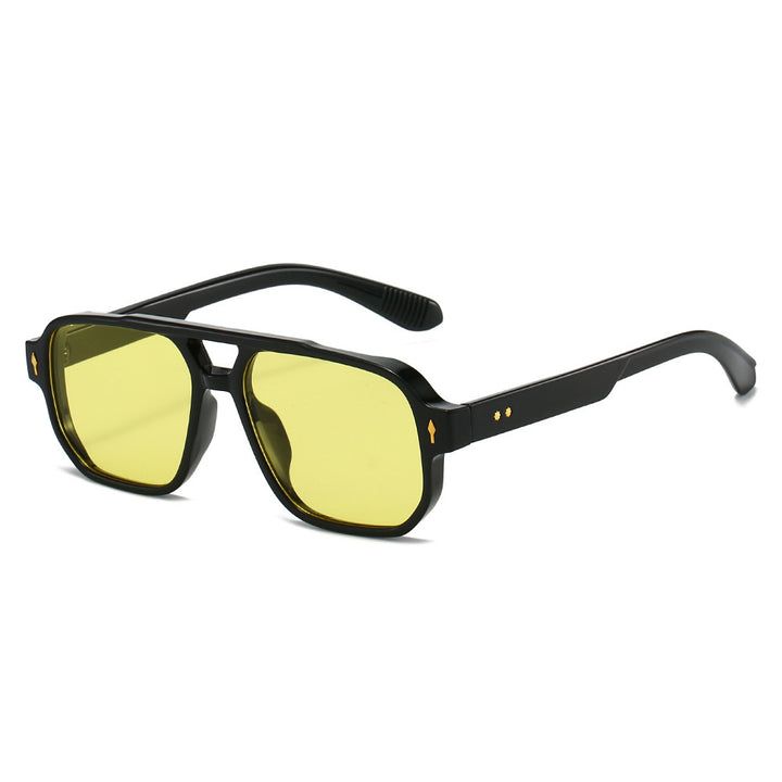 Oversized Geometric Sunglasses with Enhanced UV Protection Kalsten