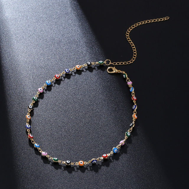 Colorful Beaded Anklet Kalsten