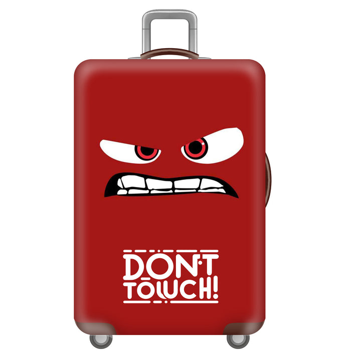 Unisex hard-shell suitcase with funny monster design Kalsten