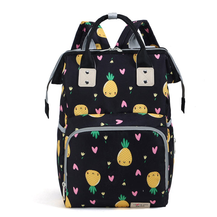 Playful Pineapple Print Diaper Backpack Kalsten