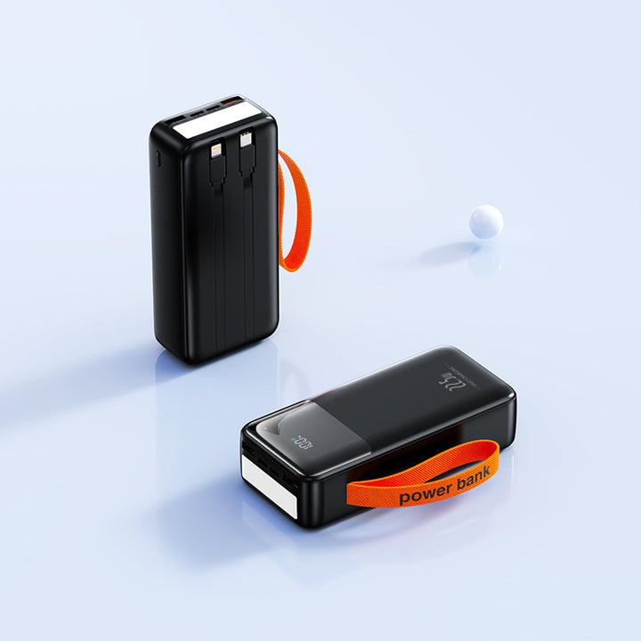 Portable power bank with integrated charging cable and fast charging function Kalsten