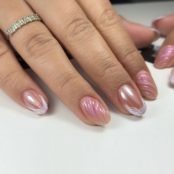 Artistic Wave Design Nail Art Kalsten