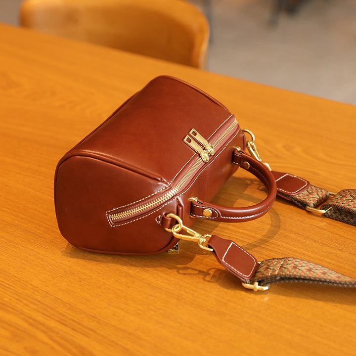Chic Structured Handheld Satchel