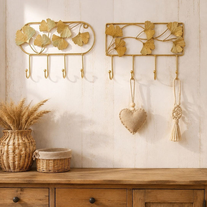 Floral Wall Hook Organizer